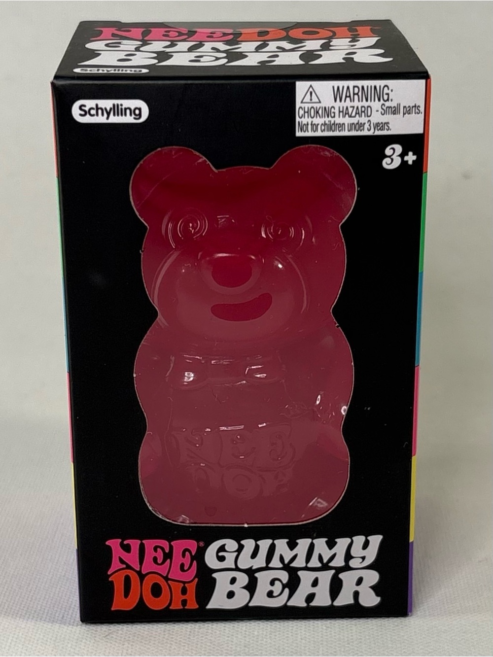 💗 [BRAND NEW] NEE DOH GUMMY BEAR PINK VIRAL SQUISHY FIDGET TOY COLLECTIBLE 💗